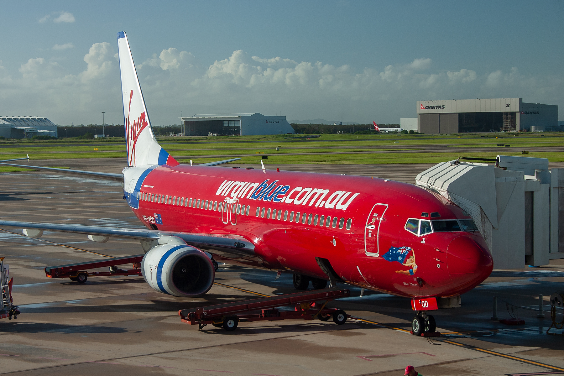 Virgin Blue Airlines Boeing 737-800 VH-VOD at Eagle Farm