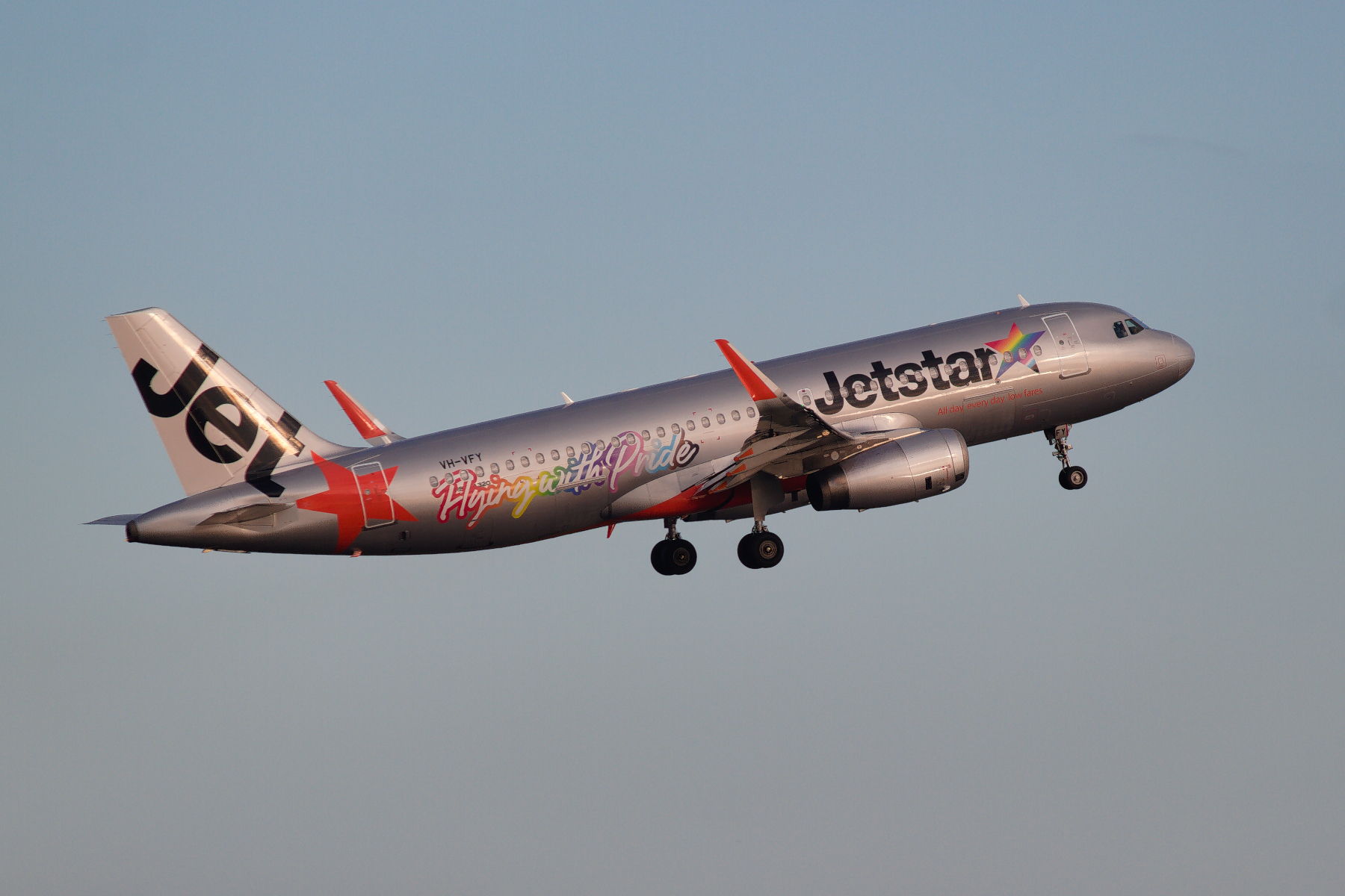 Jetstar Airways Airbus A320-200 VH-VFY at Kingsford Smith