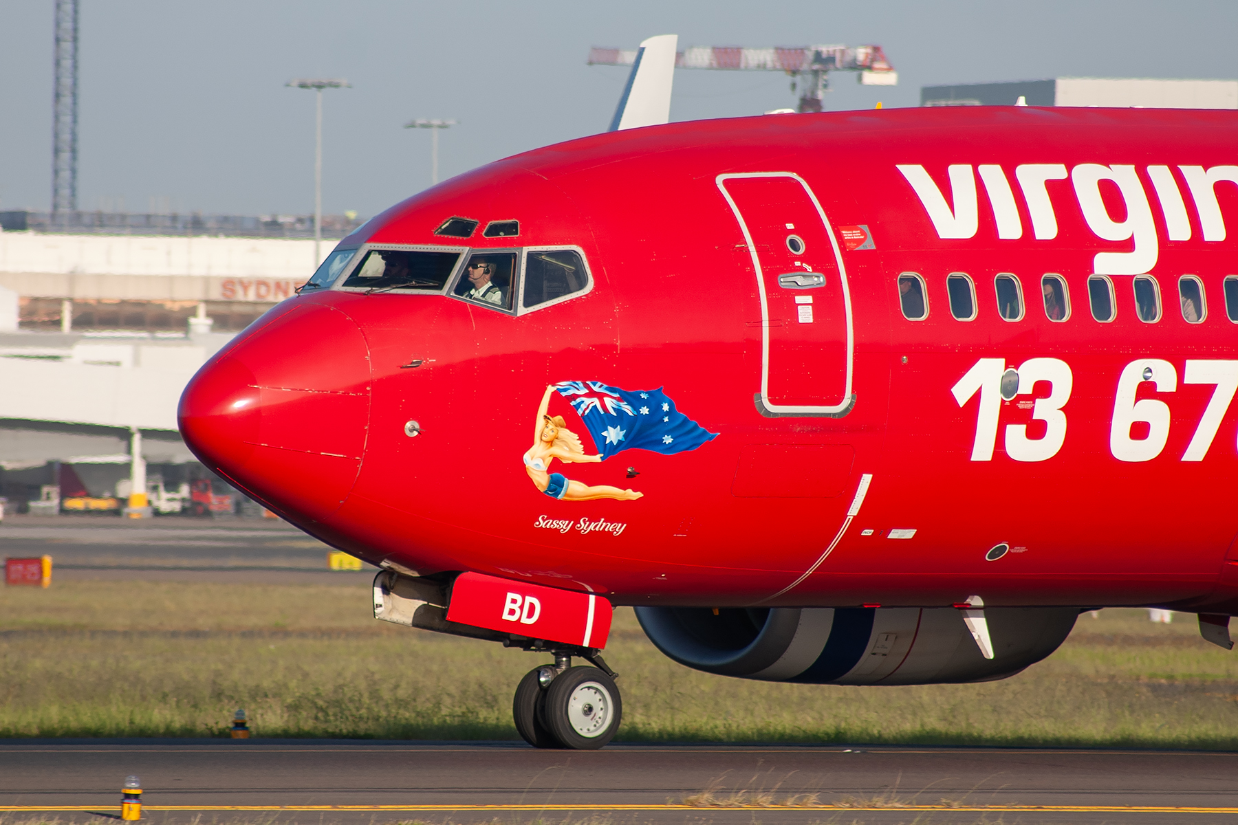 Virgin Blue Airlines Boeing 737-700 VH-VBD at Kingsford Smith