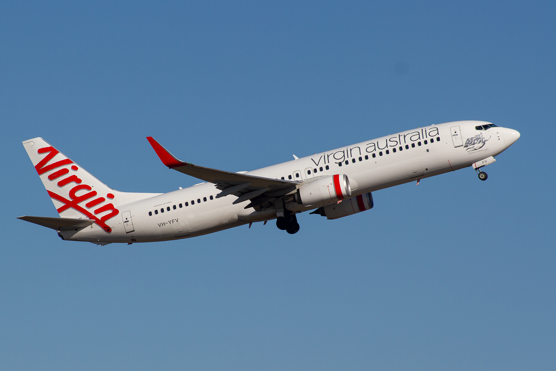 Virgin Australia Airlines Boeing 737-800 VH-YFV at Kingsford Smith