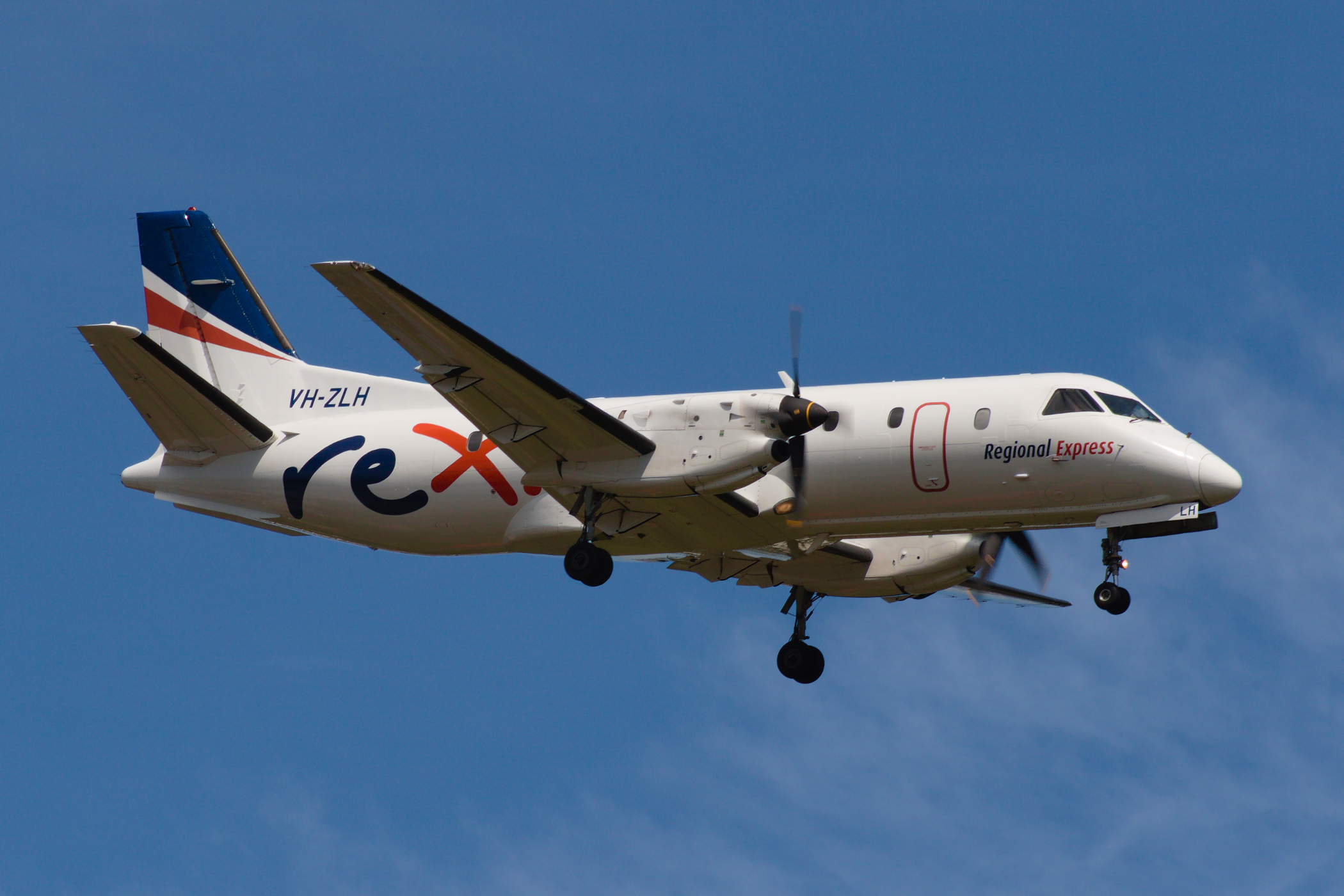 Rex Airlines Saab 340B VH-ZLH at Kingsford Smith