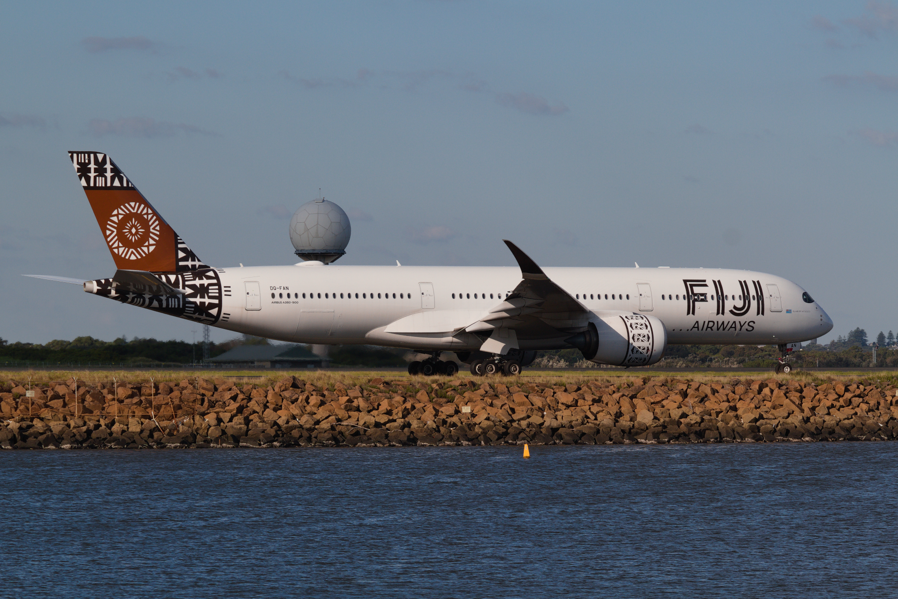 Fiji Airways Airbus A350-900 DQ-FAN at Kingsford Smith