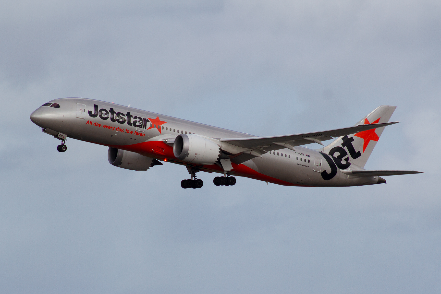 Jetstar Airways Boeing 787-800 VH-VKB at Kingsford Smith