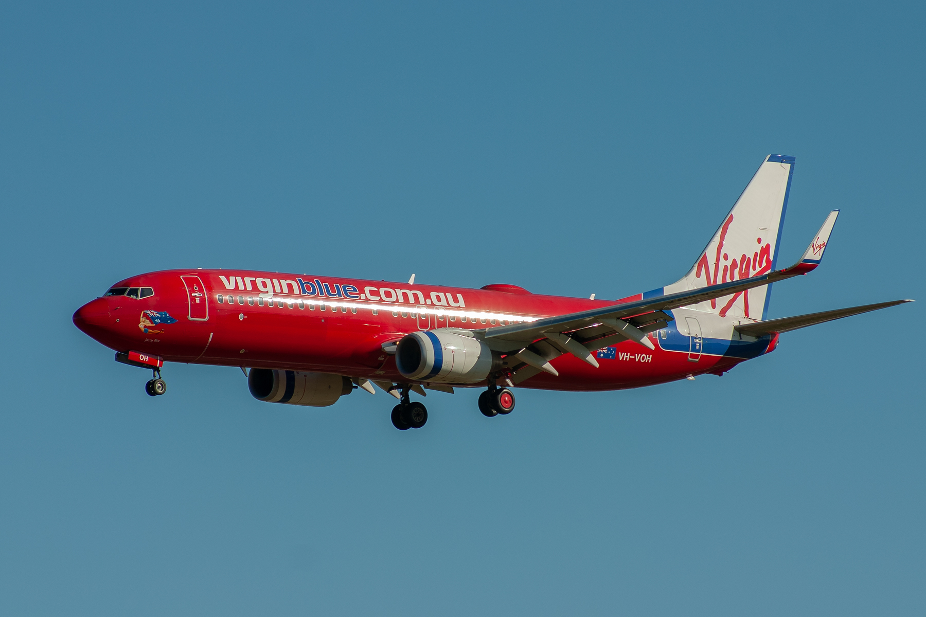 Virgin Blue Airlines Boeing 737-800 VH-VOH at Kingsford Smith