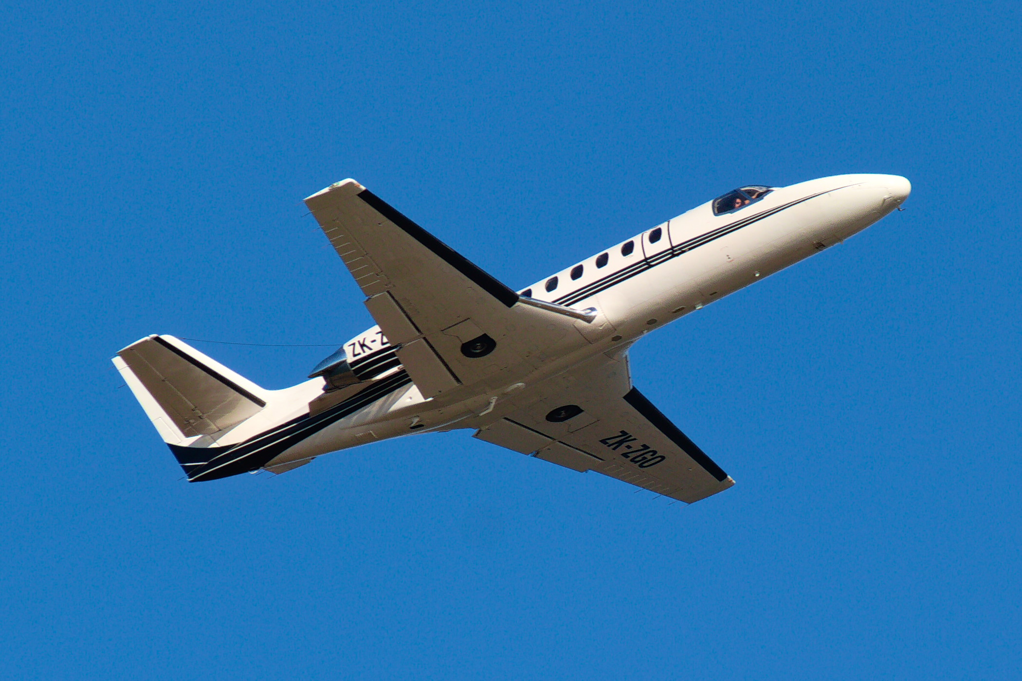 J R Ambler Cessna Citation V ZK-ZGO at Kingsford Smith