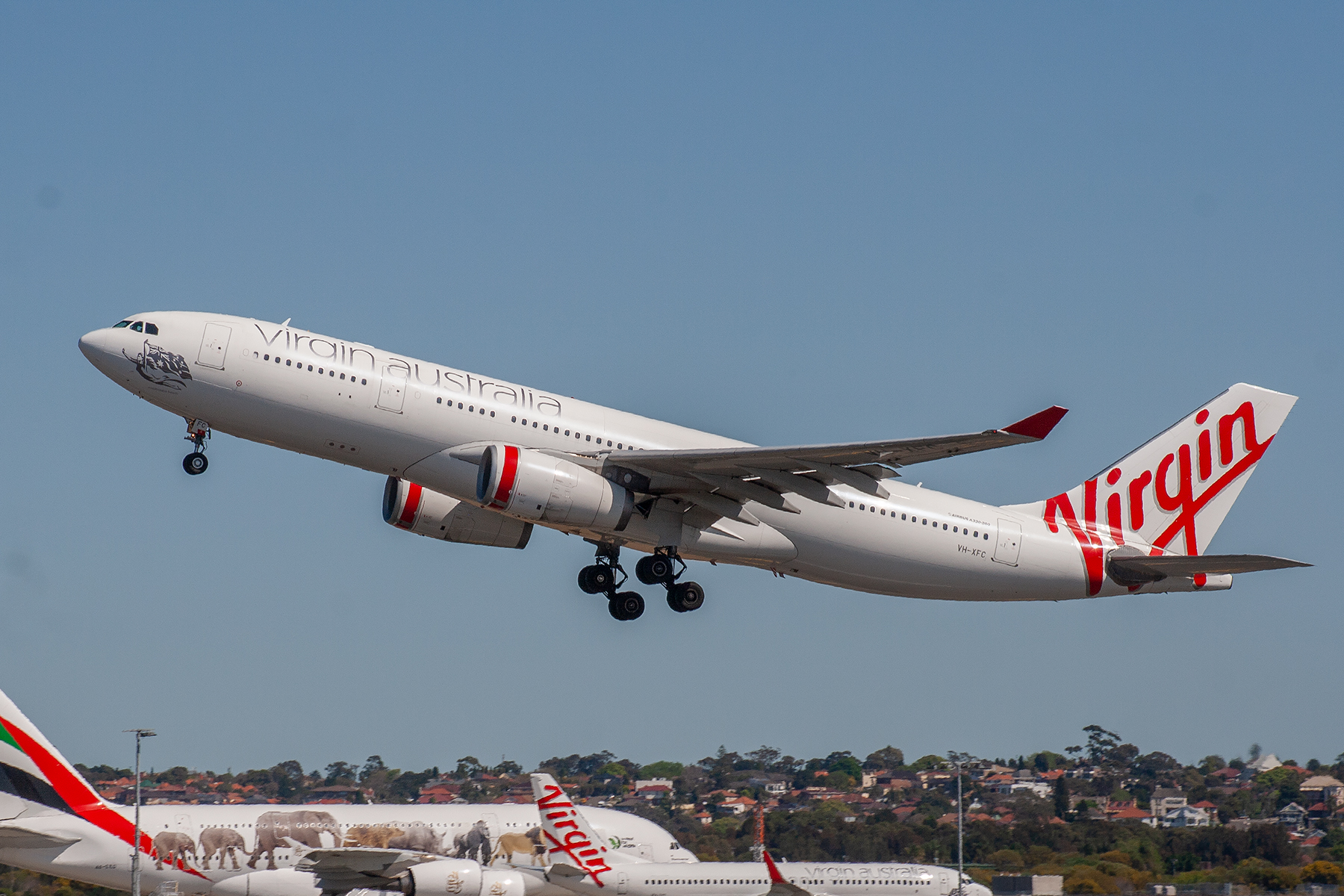 Virgin Australia Airlines Airbus A330-200 VH-XFC at Kingsford Smith