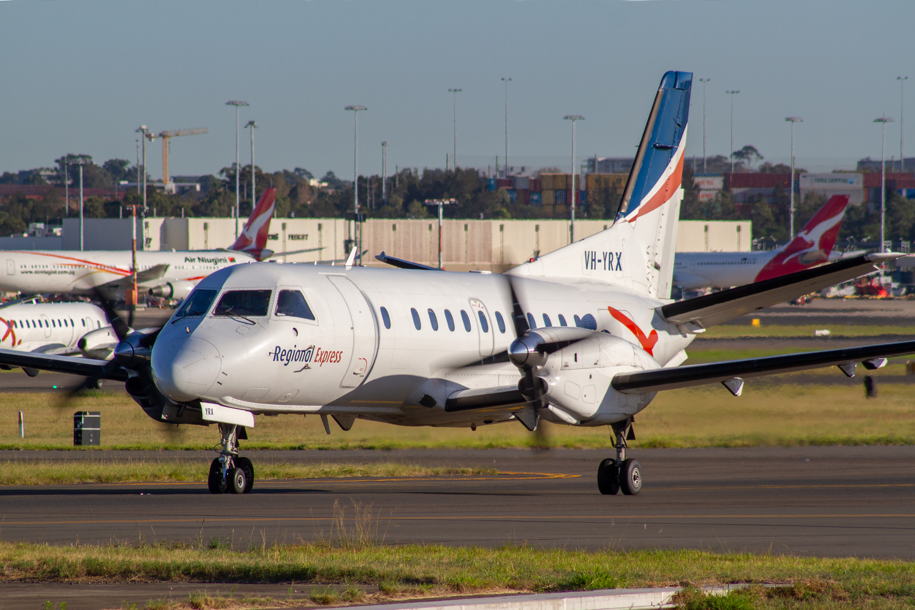 Rex Airlines Saab 340B VH-YRX at Kingsford Smith