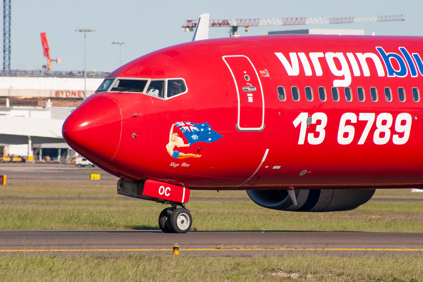 Virgin Blue Airlines Boeing 737-800 VH-VOC at Kingsford Smith