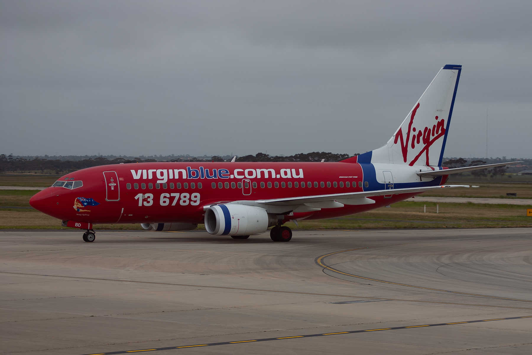 Virgin Blue Airlines Boeing 737-700 VH-VBD at Tullamarine