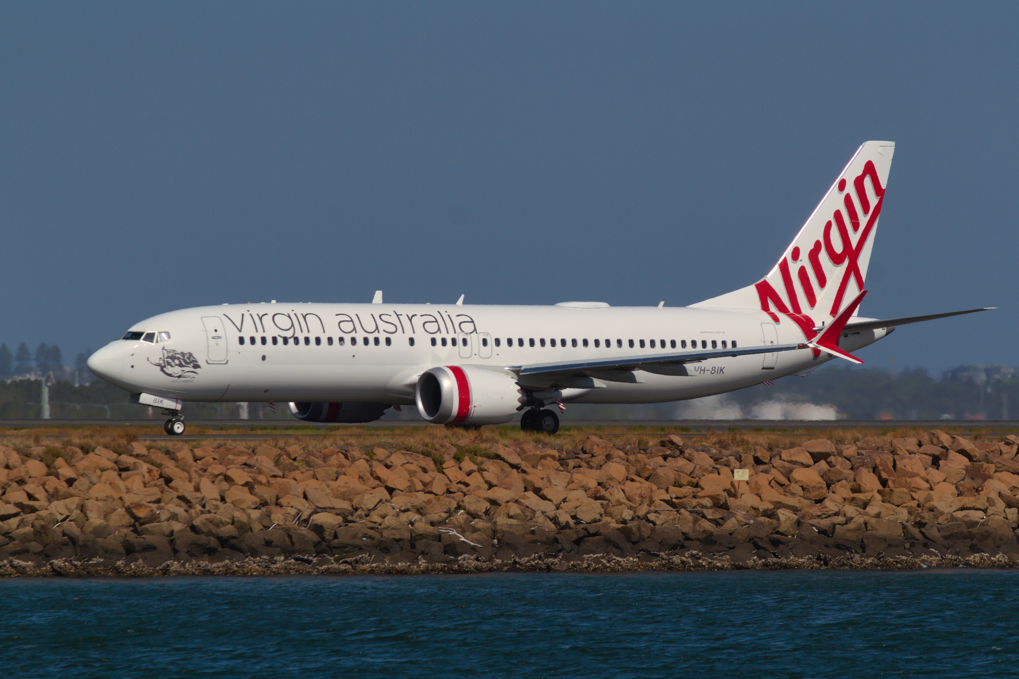 Virgin Australia Airlines Boeing 737-MAX8 VH-8IK at Kingsford Smith
