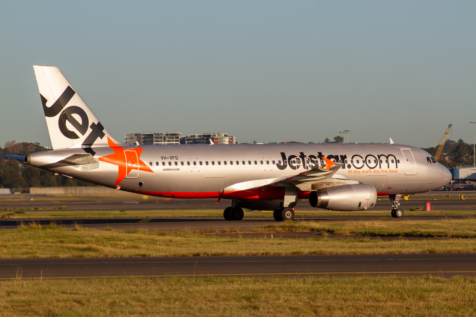 Jetstar Airways Airbus A320-200 VH-VFD at Kingsford Smith