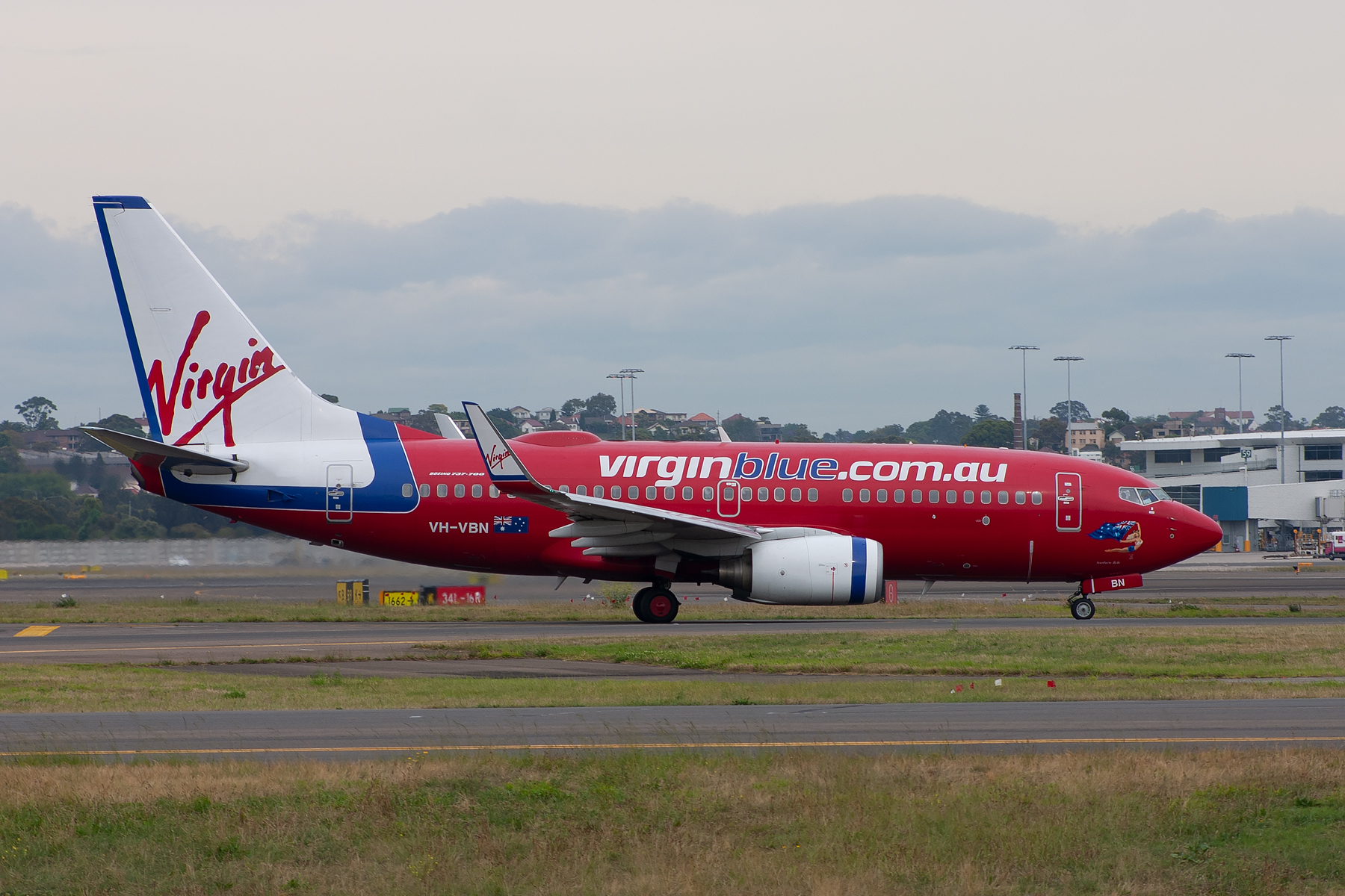 Virgin Blue Airlines Boeing 737-700 VH-VBN at Kingsford Smith