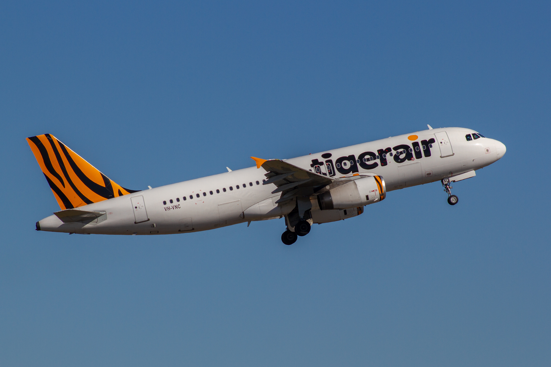 Tiger Airways Airbus A320-200 VH-VNC at Kingsford Smith