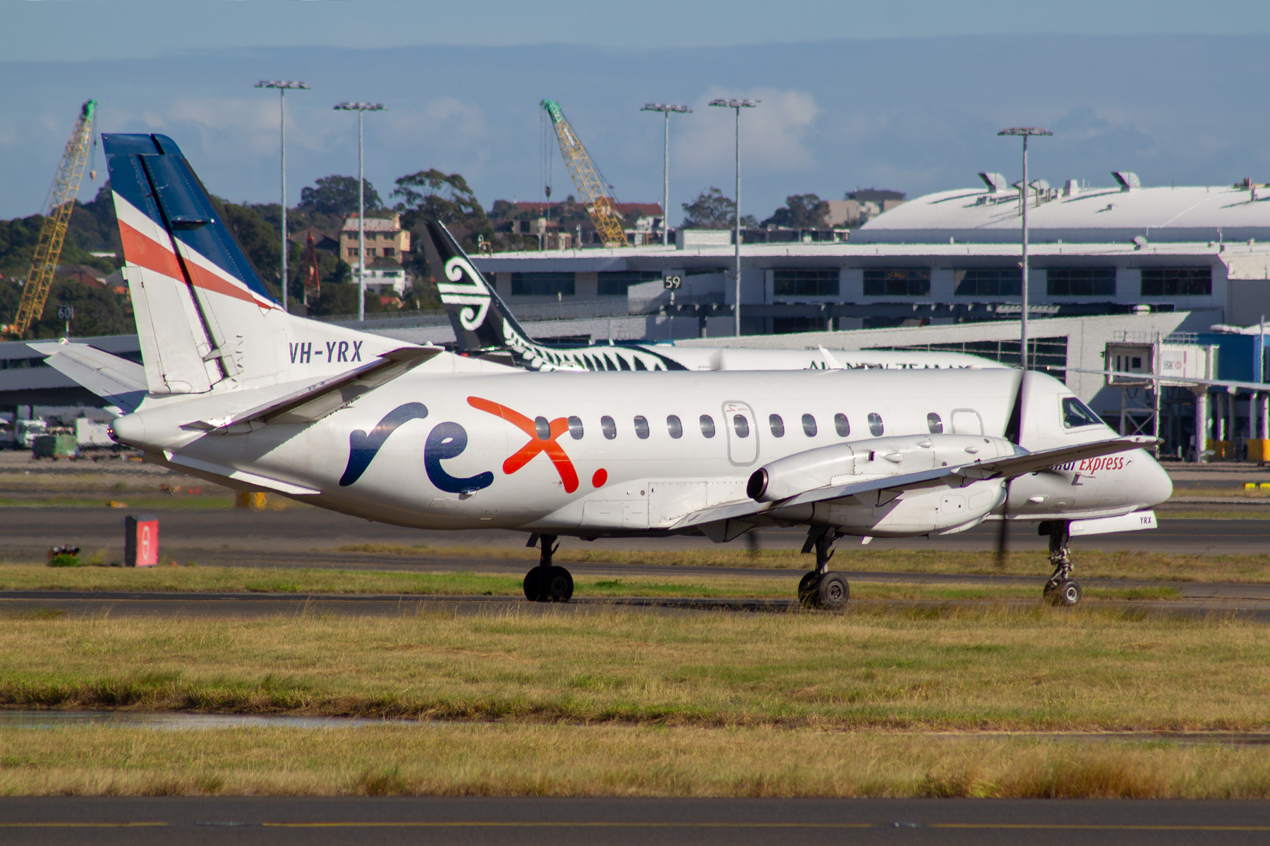 Rex Airlines Saab 340B VH-YRX at Kingsford Smith