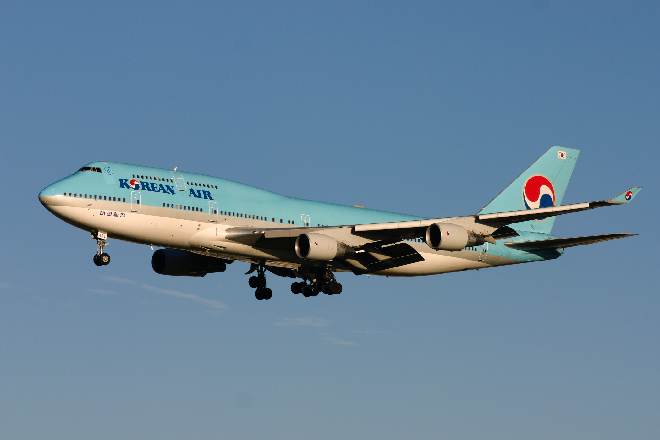 Korean Air Boeing 747-400BCF HL7484 at Kingsford Smith