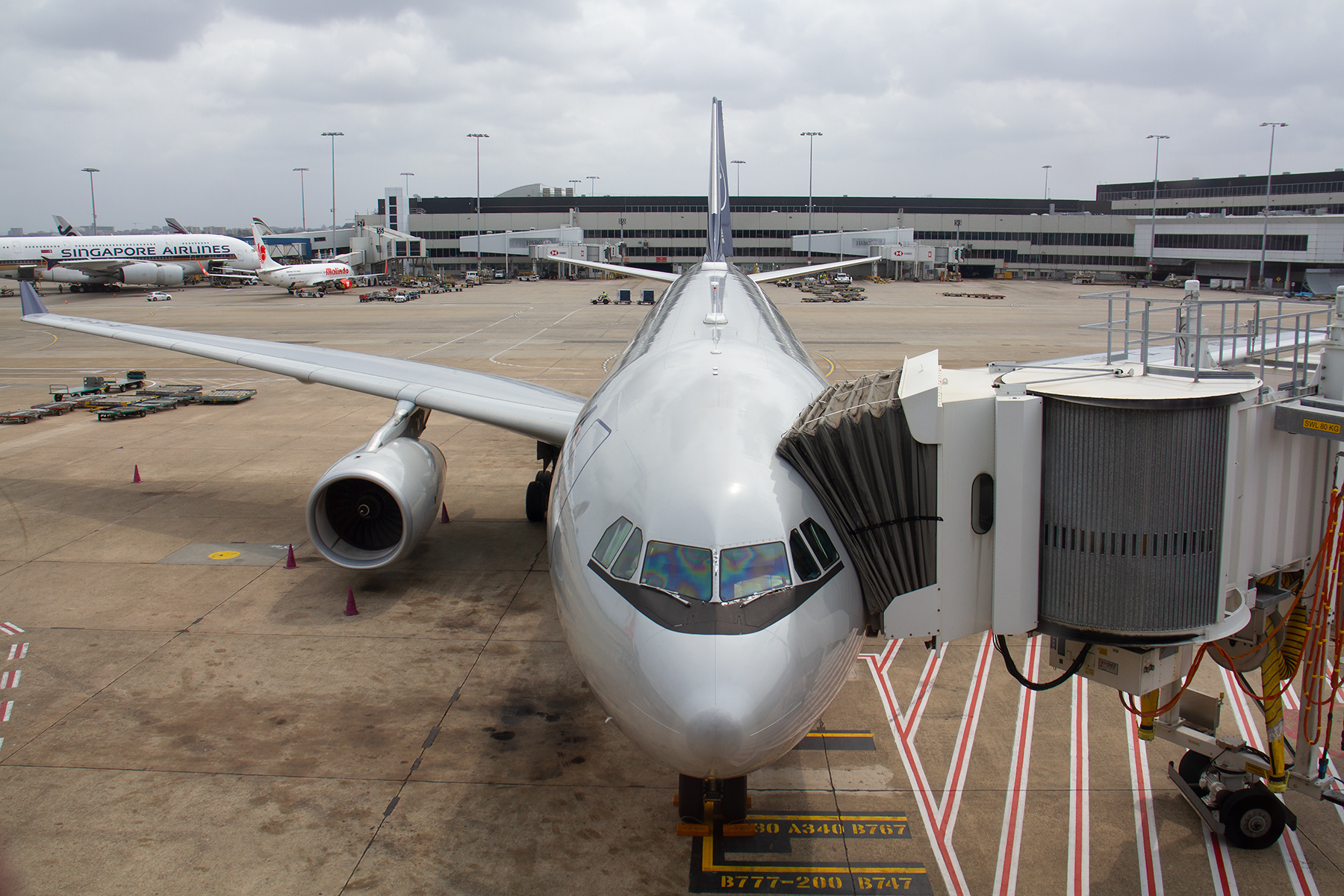 China Eastern Airlines Airbus A330-200 B-5908 at Kingsford Smith