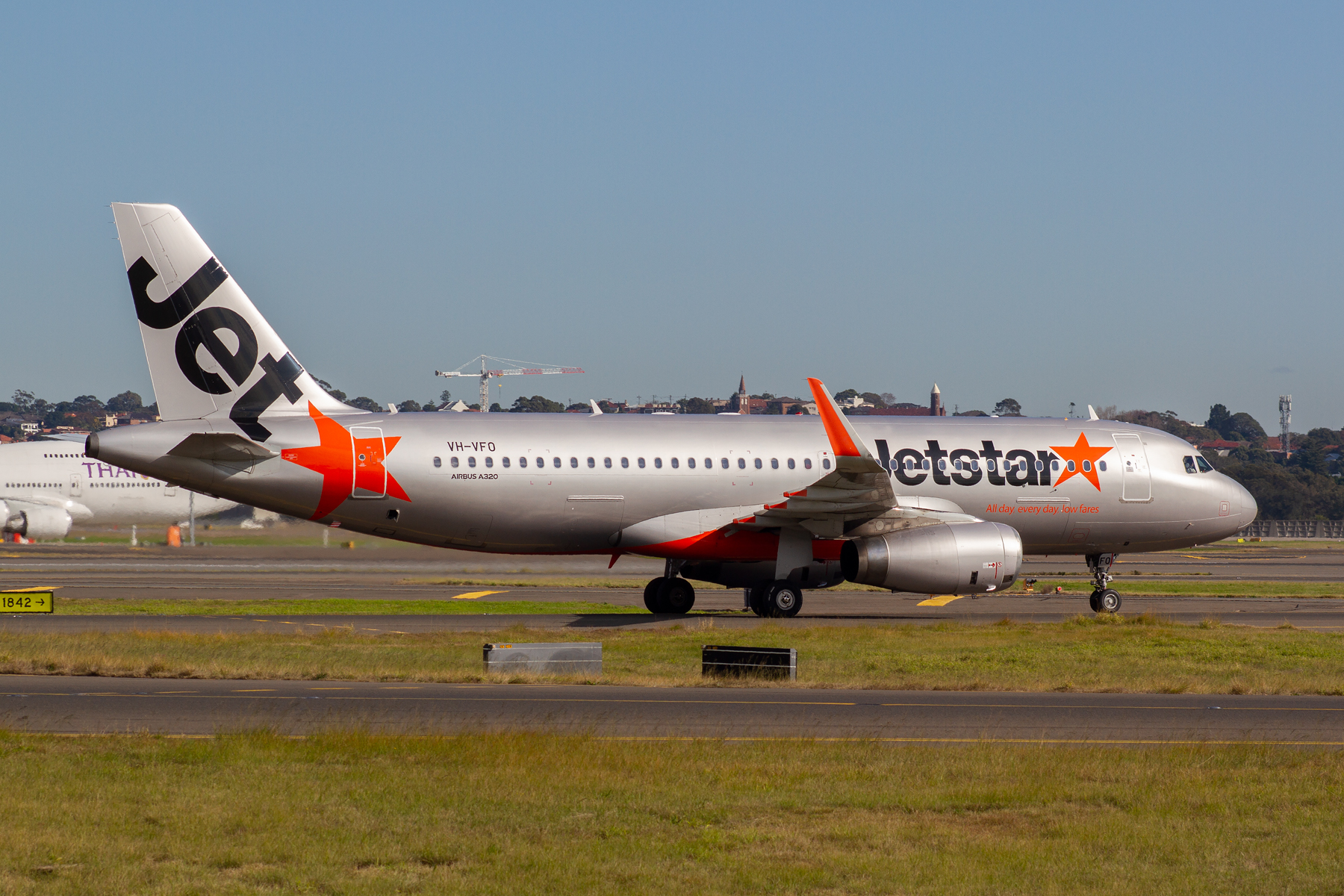 Jetstar Airways Airbus A320-200 VH-VFO at Kingsford Smith