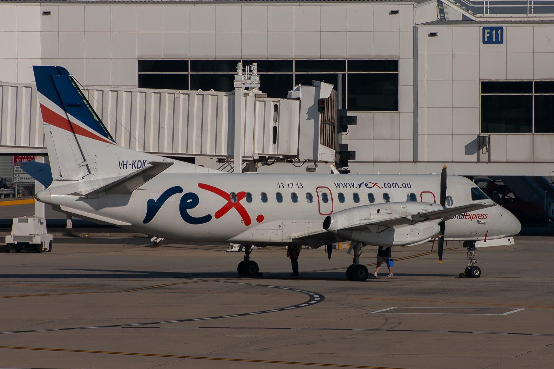 Rex Airlines Saab 340A VH-KDK at Tullamarine