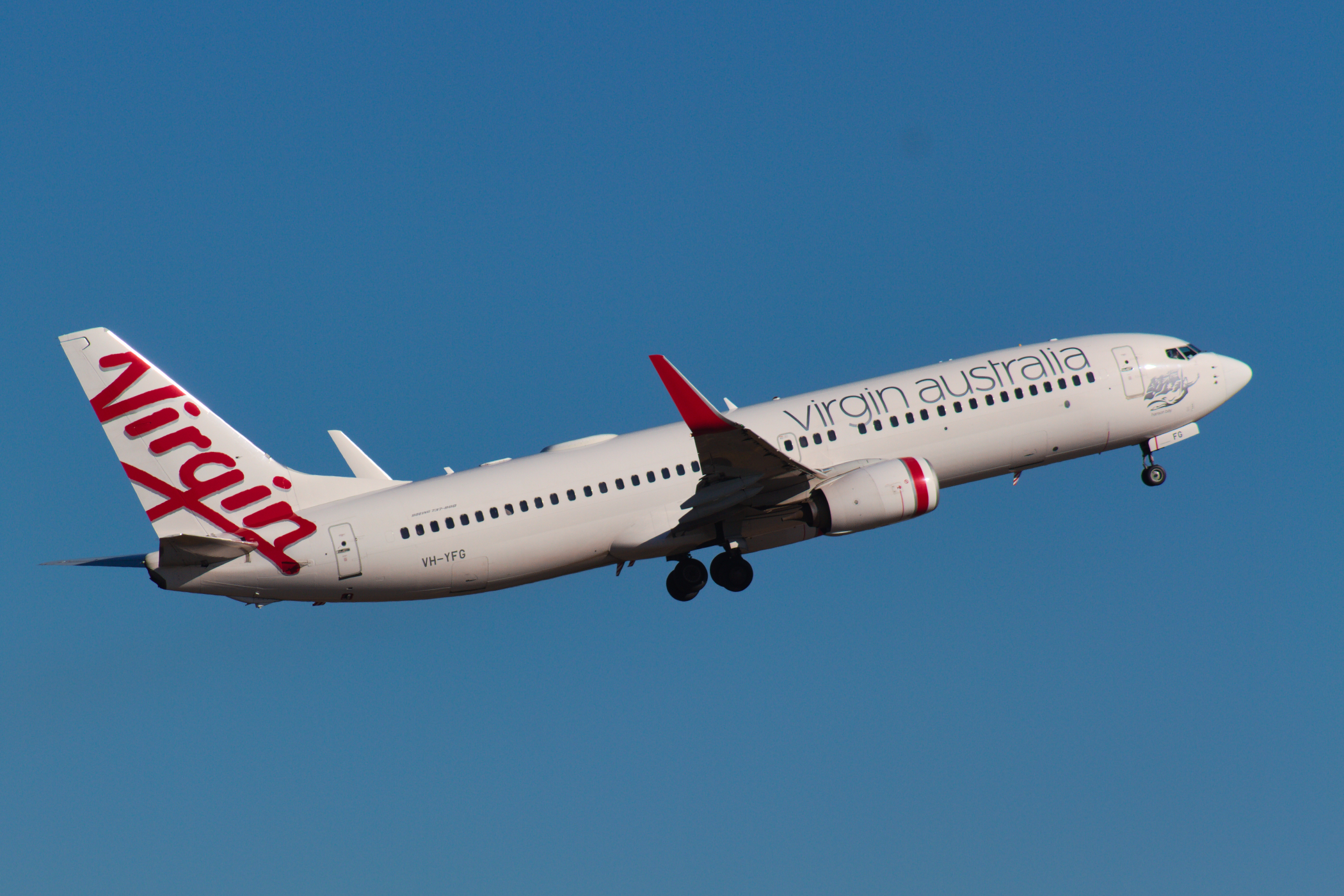 Virgin Australia Airlines Boeing 737-800 VH-YFG at Kingsford Smith