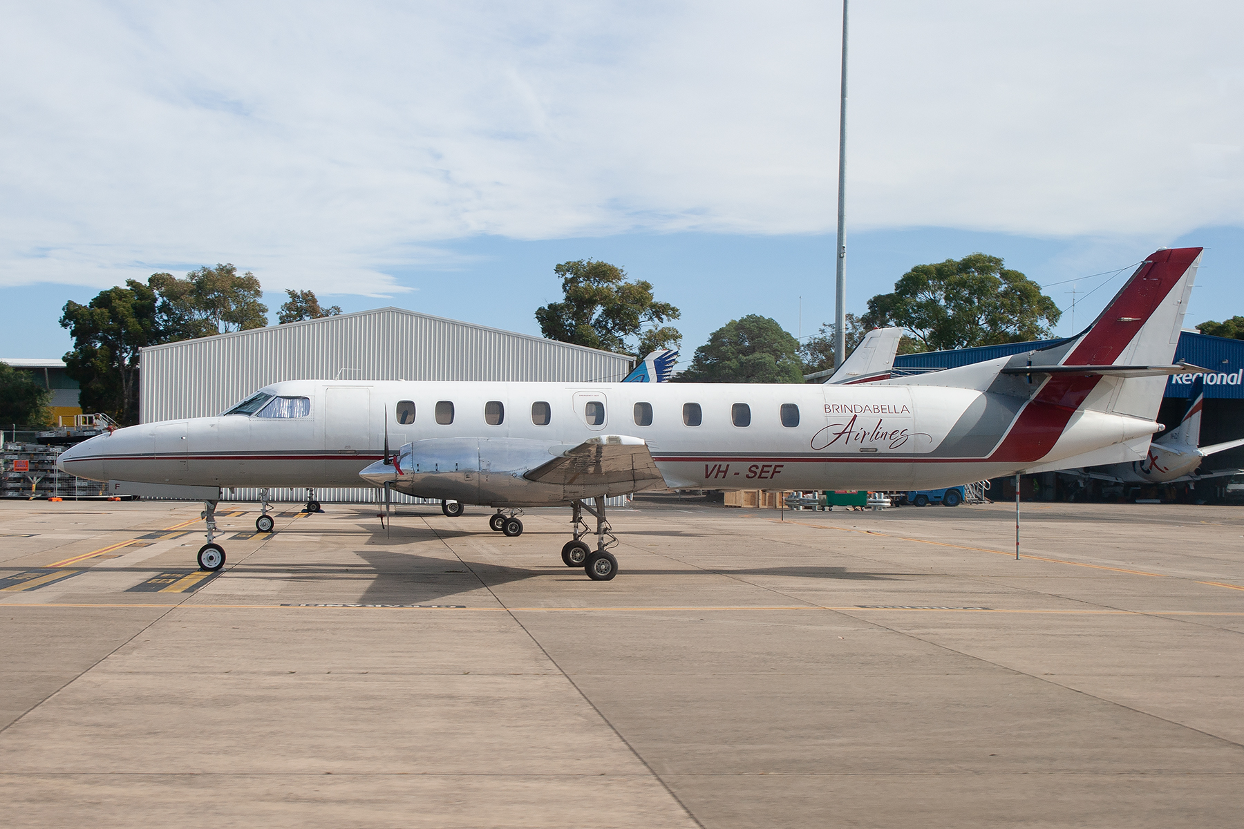 Brindabella Airlines Fairchild Metro III VH-SEF at Kingsford Smith