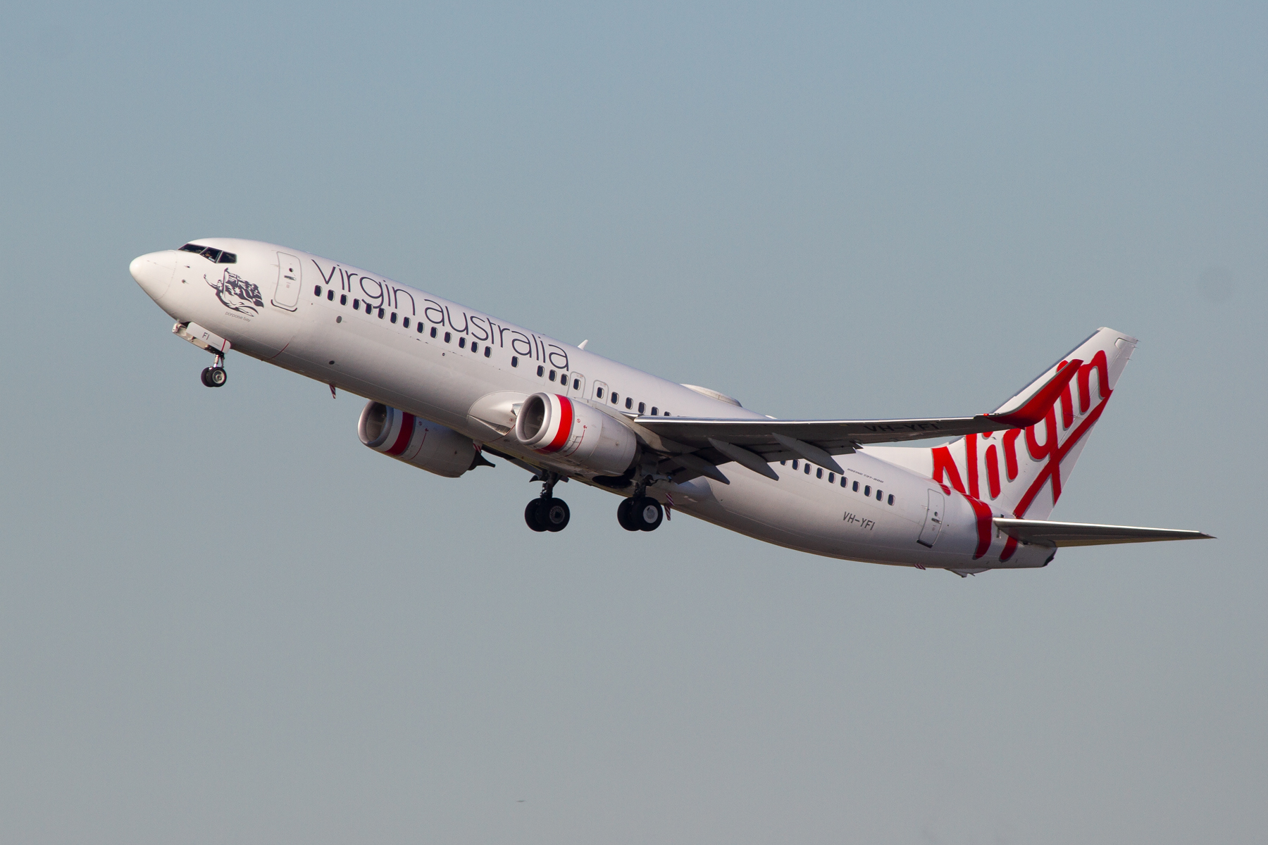 Virgin Australia Airlines Boeing 737-800 VH-YFI at Kingsford Smith