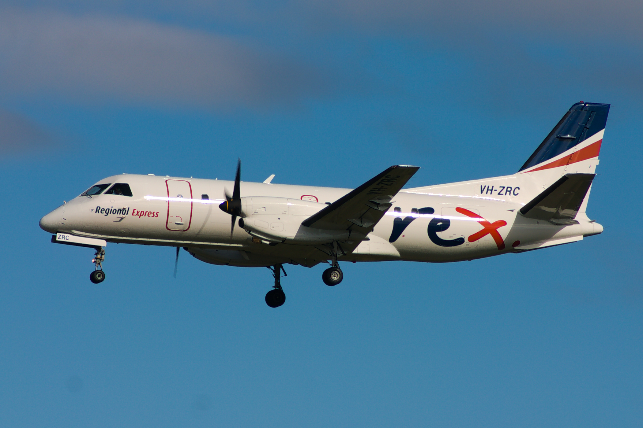 Rex Airlines Saab 340B VH-ZRC at Kingsford Smith