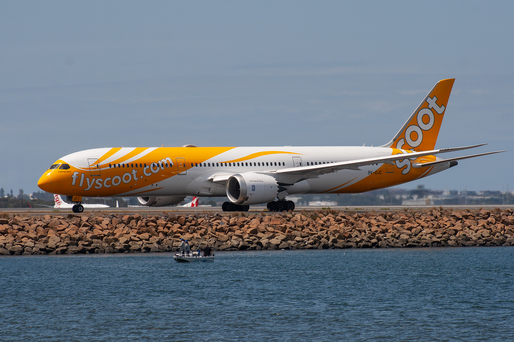 Scoot Boeing 787-900 9V-OJC at Kingsford Smith