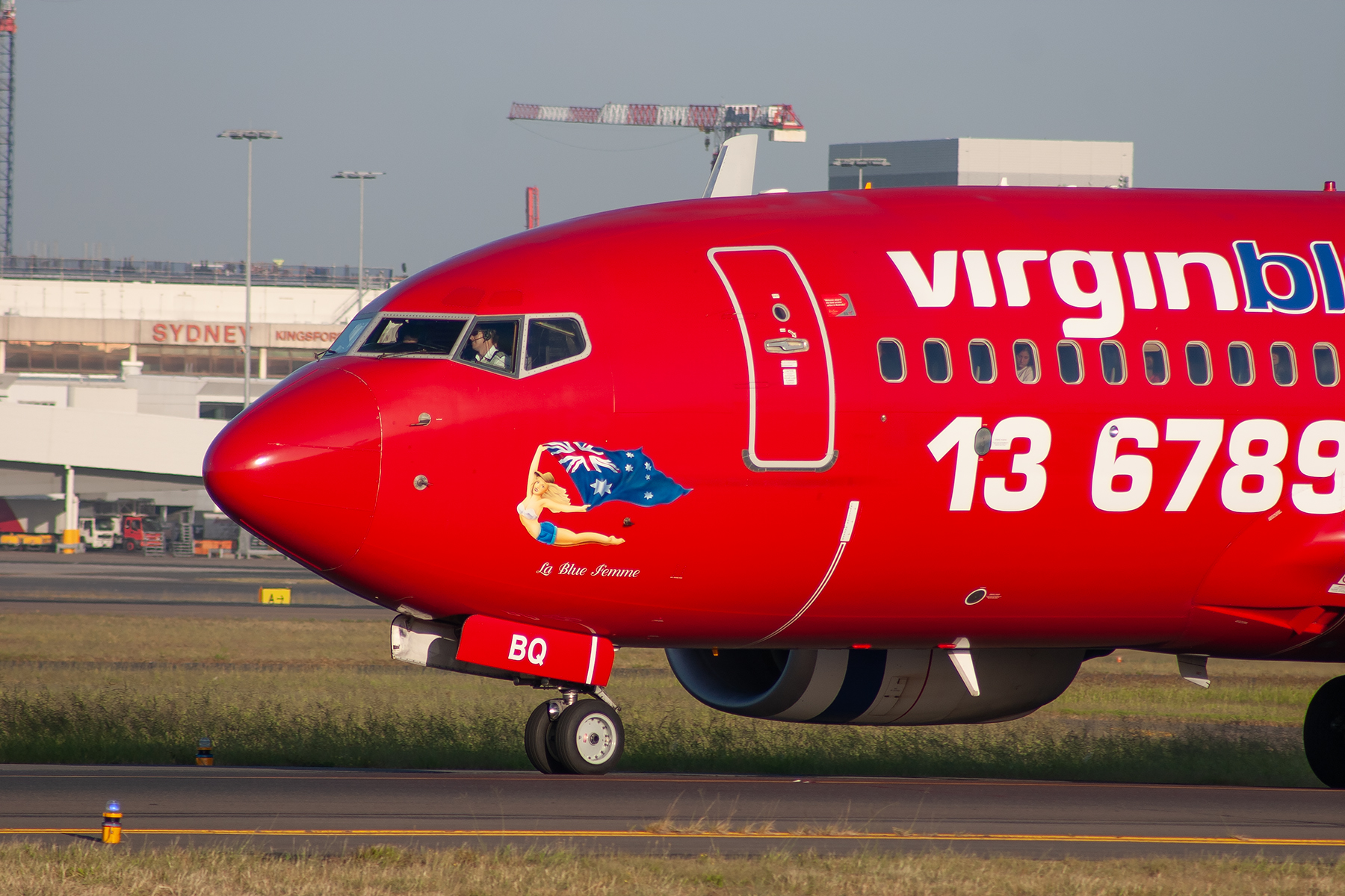 Virgin Blue Airlines Boeing 737-700 VH-VBQ at Kingsford Smith
