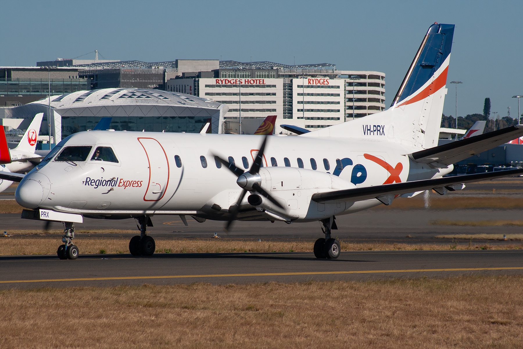 Rex Airlines Saab 340B VH-PRX at Kingsford Smith