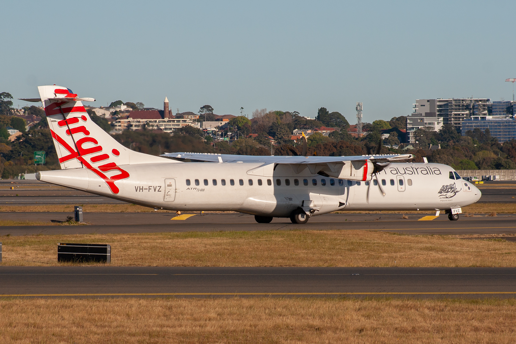 Virgin Australia Airlines ATR ATR72-600 VH-FVZ at Kingsford Smith
