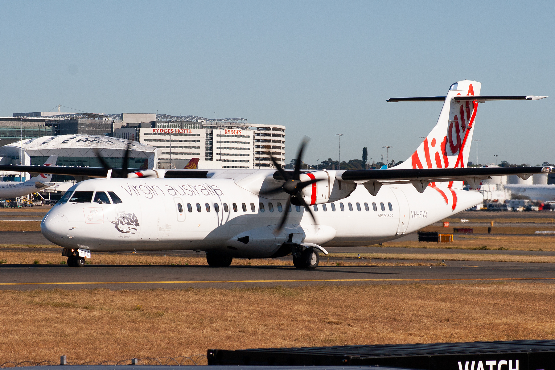 Virgin Australia Airlines ATR ATR72-200A VH-FVX at Kingsford Smith