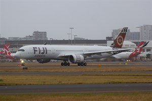 Fiji Airways Airbus A350-900 DQ-FAI at Kingsford Smith