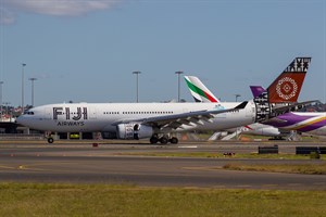 Fiji Airways Airbus A330-200 DQ-FJV at Kingsford Smith