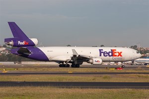 Federal Express McDonnell Douglas MD11F N608FE at Kingsford Smith