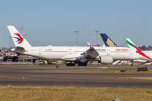 China Eastern Airlines Airbus A350-900 B-304D at Kingsford Smith