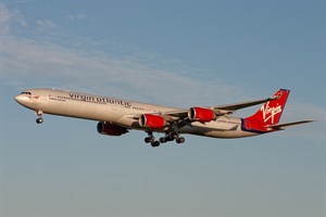 Virgin Atlantic Airways Airbus A340-600 G-VATL at Kingsford Smith