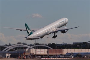 Cathay Pacific Airways Boeing 777-300ER B-KPO at Kingsford Smith