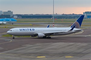 United Airlines Boeing 767-300ER N646UA at Schiphol