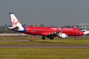 Virgin Blue Airlines Embraer E190IGW VH-ZPD at Kingsford Smith