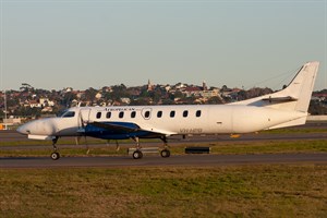 Aeropelican Fairchild Metro 23 VH-HPB at Kingsford Smith