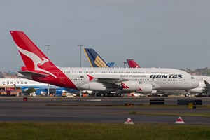 Qantas Airbus A380-800 VH-OQA at Kingsford Smith