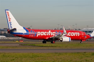 Pacific Blue Airlines Boeing 737-800 ZK-PBG at Kingsford Smith
