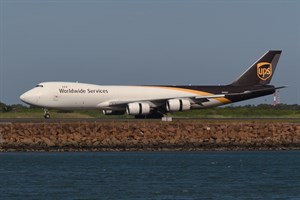 UPS Boeing 747-800F N606UP at Kingsford Smith
