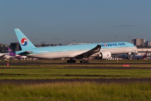 Korean Air Boeing 777-300ER HL8218 at Kingsford Smith