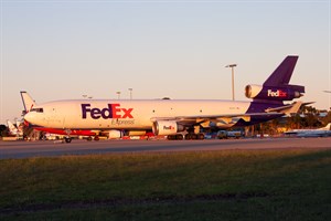 Federal Express McDonnell Douglas MD11 N583FE at Kingsford Smith