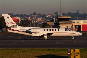 Australasian Jet (Pty) Ltd Cessna Citation II/SP VH-JMM at Kingsford Smith