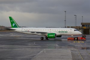 Wideroe Embraer E190-E2 LN-WEA at Flesland