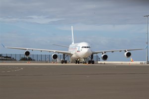 French Air Force Airbus A340-200 F-RAJB at Kingsford Smith