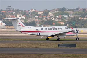 Royal Australian Army Beech King Air 350 A32-439 at Kingsford Smith