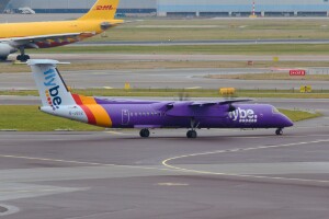 FlyBe deHavilland Canada DHC8-Q400 G-JECZ at Schiphol